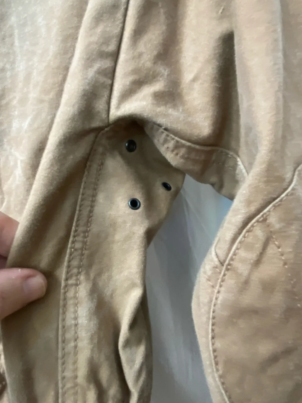 Vintage Banana Republic Safari Bush Jacket XS Italian Canvas Military Field Coat - Picture 10 of 16